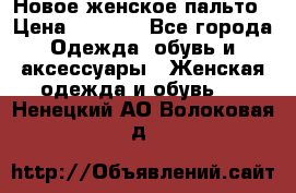 Новое женское пальто › Цена ­ 3 500 - Все города Одежда, обувь и аксессуары » Женская одежда и обувь   . Ненецкий АО,Волоковая д.